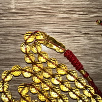 مسباح كهرمان بولندي كالينجرادي مع شرابة حمراء أنيق...