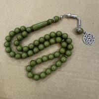 سبحة بكلايت أخضر زيتي