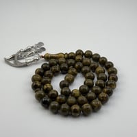 سبحة بكلايت بلجيكي لون (زيتي)