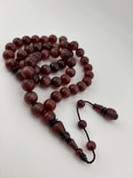 سبحة بكالايت صب جديد عنابي حرباء لمعة دائري