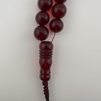 سبحة كهرمان طبيعي كاريبي ملون