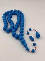 سبحة بكالايت صب جديد سماوي دائري