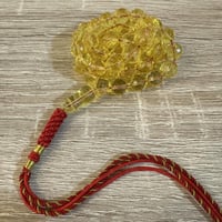 مسباح كهرمان بولندي كالينجرادي مع شرابة حمراء أنيق...