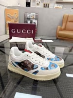 حذاء سنيكرز Gucci Re-Web من القماش بنقش GG
