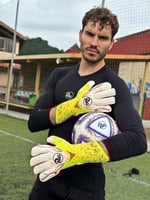 قفاز ار جي زيما ابيض زهري