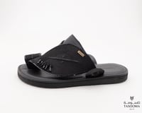 P3 حذاء شرقي مطرز من تاسومة 06108 / BLACK