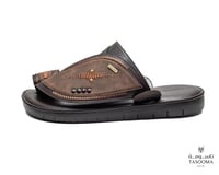 P3 حذاء شرقي مطرز من تاسومة 24012 / BROWN