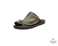 P3 حذاء شرقي مطرز من تاسومة 24001 / Olive