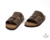 P3 نعال مريح من تاسومة 25001 - BROWN