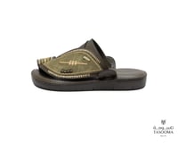 P3 حذاء شرقي مطرز من تاسومة 24006 / Olive