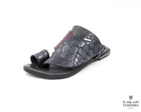 p3 حذاء شرقي من تاسومة-نعل نحيف 05095 / GREY / 215