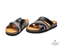 P3 نعال أسباني من تاسومة BLACK / 22019