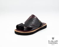حذاء شرقي من تاسومة 05068-E-BLACK+BORDO/111