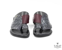 p3 حذاء شرقي من تاسومة-نعل نحيف 05095 / GREY / 215