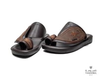 P3 حذاء شرقي مطرز من تاسومة 24012 / BROWN