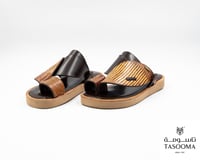 حذاء شرقي من تاسومة 05065-B-YELLOW+BROWN/115