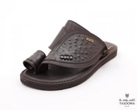 P حذاء شرقي من تاسومة 07118 / BROWN