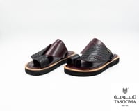 حذاء شرقي من تاسومة 05068-E-BLACK+BORDO/111