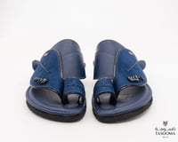 P حذاء شرقي مطرز من تاسومة 06109 / D.BLUE