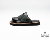 حذاء شرقي من تاسومة 05065 / B-KHAKI+BLACK/119