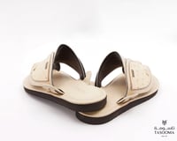 P حذاء شرقي من تاسومة 07117 / BEIGE