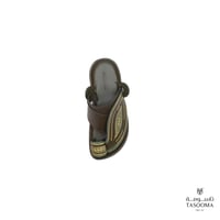 P3 حذاء شرقي مطرز من تاسومة 24001 / Olive