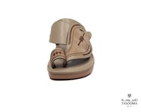 P3 حذاء شرقي مطرز من تاسومة 24006 / Camel