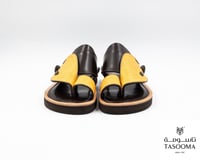 P حذاء شرقي من تاسومة 05064-A-YELLOW+BROWN/103