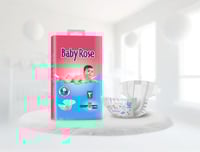 حفاضات بيبي روز مقاس (2) - 48 حفاض