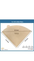 فلتر للقهوة 2 الى 4 اكواب عدد 50 حبة لتقطير القهوة...