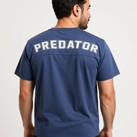 تيشيرت بريداتور الأوفرسايز - أزرق