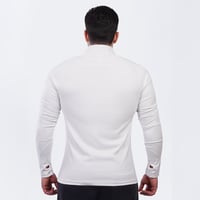 تيشيرت بريداتور الرياضي أكمام طويلة - أبيض