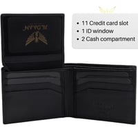 محفظة جيلدان™ من نامات ثنائية الطي مصنوعة يدويًا م...