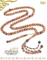 مسبحة زيتون 100 حبة حصرية مع شرابة مصنوعة يدويًا ب...