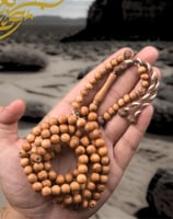 مسبحة زيتون 100 حبة حصرية مع شرابة مصنوعة يدويًا ب...