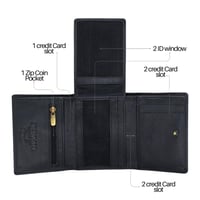 محفظة جيلدان باي نامات ثلاثية الطي مصنوعة من الجلد...