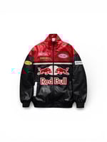جاكيت ريدبول جلد F1 racing jacket Redbull leather