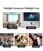 شاشة عرض بروجكتر مضادة للضوء(60 بوصة) قابلة للطي م...