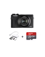 بكج (Canon g7x mark III + ذاكرة 128GB + وصلة type...