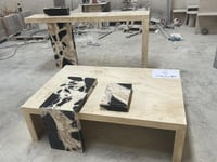 طقم طاولة وسطية + مدخل