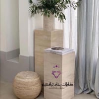 طقم زواية رخام ترافنتينو