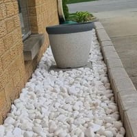 حجر زينة ابيض لمعة 10 كيلو