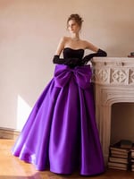 فستان فيونكة وردي