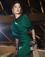 فستان ثلاث الوان