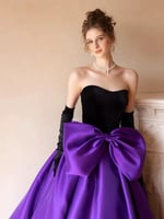 فستان فيونكة وردي