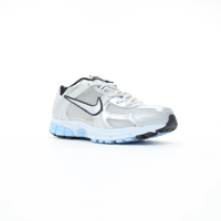 Nike Vomero 5 shoe silver with blue outsole unisex