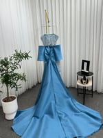 فستان سهره ميكادو بذيل طويل