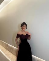 فستان سهره بالون العودي الدكان ذيل تل