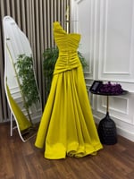 فستان سهره شيفون كلوش دبل