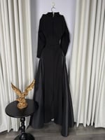 فستان سهره باربي اسود بذيل تفته كوري